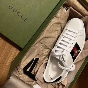 Gucci Women's Ace sneaker with bee, Brand New